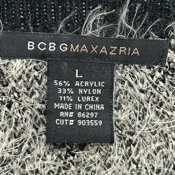 BCBG Max Azria Aztec Open Front Cardigan Artisan Pattern Size Large Boho Tribal - Picture 5 of 9